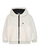 BOSS Kidswear Geaca cu gluga - Alb