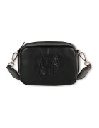 BOSS Kidswear Geanta crossbody de piele ecologica cu logo - Negru