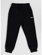 BOSS Kidswear Pantaloni de trening conici cu buzunare - Negru