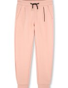 BOSS Kidswear Pantaloni de trening cu snur in talie - Piersica