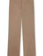 BOSS Kidswear Pantaloni din amestec de bumbac cu croiala ampla - Maro scortisoara