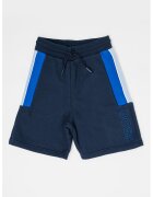 BOSS Kidswear Pantaloni scurti cu imprimeu logo - Albastru ultramarin/Albastru royal/Albastru glaciar