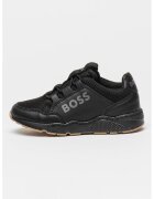 BOSS Kidswear Pantofi sport cu imprimeu logo - Negru