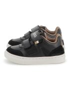 BOSS Kidswear Pantofi sport din piele ecologica cu velcro - Negru
