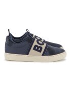 BOSS Kidswear Pantofi sport slip-on cu logo - Bleumarin