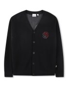 BOSS Kidswear Pulover cu model logo - Negru