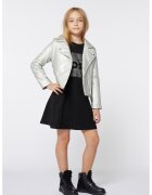 BOSS Kidswear Rochie evazata cu imprimeu logo - Negru