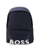BOSS Kidswear Rucsac cu imprimeu logo - Alb/Bleumarin