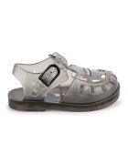 BOSS Kidswear Sandale fisherman cu detaliu logo - Gri deschis
