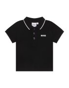 BOSS Kidswear Tricou polo din bumbac - Negru