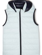 BOSS Kidswear Vesta reversibila cu umplutura de puf - Albastru glaciar/Bleumarin
