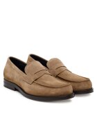 Boss Mocasini barbati piele naturala - bej