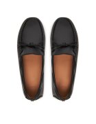 Boss Mocasini dama model Roxanne - piele naturala - negru