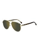 Boss Ochelari de soare aviator cu lentile uni - Auriu/Maro inchis/Portocaliu