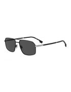 Boss Ochelari de soare aviator cu logo discret - Negru/Argintiu