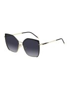 Boss Ochelari de soare butterfly cu lentile oglinda - Auriu/Negru