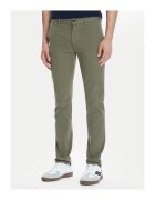 Boss Pantaloni barbati chinos - verde - bumbac