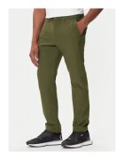 Boss Pantaloni barbati verde - stofa -