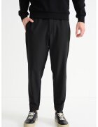 Boss Pantaloni de trening cu croiala conica Flex - Negru