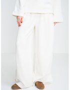 Boss Pantaloni de trening cu croiala relaxed-fit si snur - Alb fildes