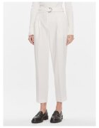 Boss Pantaloni pentru dama ecru - stofa