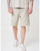 Boss Pantaloni scurti cu detalii brodate - Gri deschis