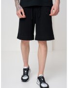 Boss Pantaloni scurti din bumbac cu snur de ajustare Mesh Heritage - Negru