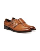 Boss Pantofi barbatesti - piele naturala - maro - inchidere cu catarama - brant din piele