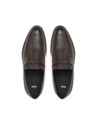 Boss Pantofi barbatesti - piele naturala - maro - slip-on