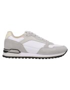 Boss Pantofi sport cu segmente din material sintetic - Alb