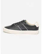 Boss Pantofi sport din piele ecologica Aiden - Alb/Negru