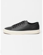 Boss Pantofi sport din piele ecologica cu detaliu cu logo in relief - Negru