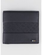 Boss Portofel de piele ecologica cu logo - Negru