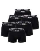 Boss Set de boxeri cu logo - 6 perechi - Negru