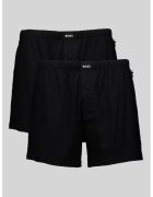 Boss Set de boxeri lejeri din jerseu - 2 perechi - Negru
