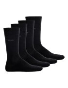 Boss Set de sosete lungi din amestec de bumbac - 4 perechi - Negru