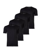 Boss Set de tricouri cu decolteu rotund - 4 piese - Negru