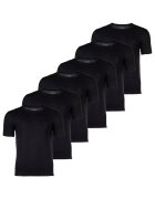 Boss Set de tricouri cu decolteu rotund - 6 piese - Negru