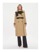 Boss Trench dama - 303659875 - Poliester - Bej - Bej