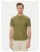 Boss Tricou barbat verde - din material bumbac