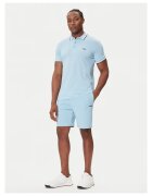 Boss Tricou barbati albastru - bumbac - model polo