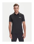 Boss Tricou barbati negru - model polo - bumbac