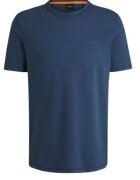 Boss Tricou confortabil din bumbac - Albastru petrol