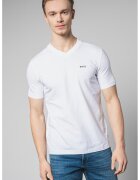 Boss Tricou cu decolteu in V - Alb optic