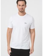Boss Tricou cu decolteu la baza gatului - Negru/Alb optic