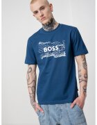 Boss Tricou cu logo - Albastru