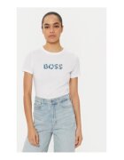 Boss Tricou dama - Bumbac - Alb -