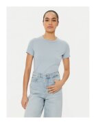 Boss Tricou dama - Bumbac - Albastru