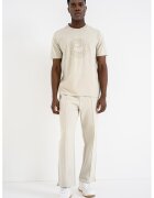 Boss Tricou de bumbac cu logo Join - Bej