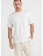 Boss Tricou din bumbac cu logo - Alb optic
